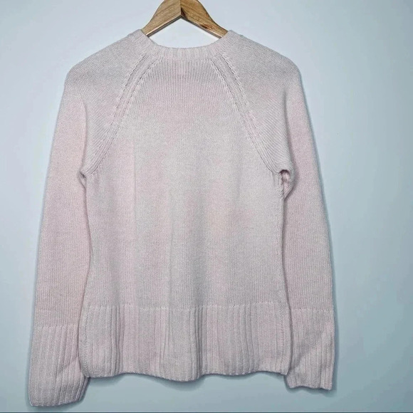 Brooks Brothers Red Fleece Pink Wool Blend Sweater Size Medium - Picture 4 of 8